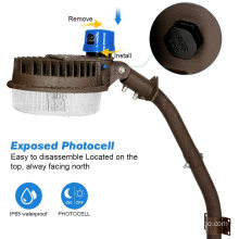 Dusk-to-Dawn DLC listed  IP65 led Yard barn Light with photocell